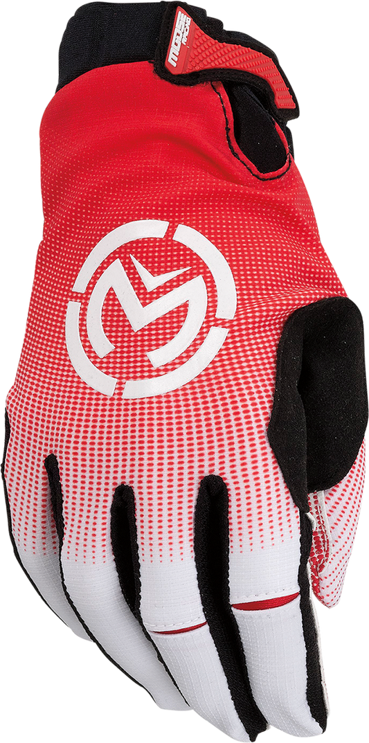 Mотокрос ръкавици MOOSE RACING SX-1 RED/WHITE