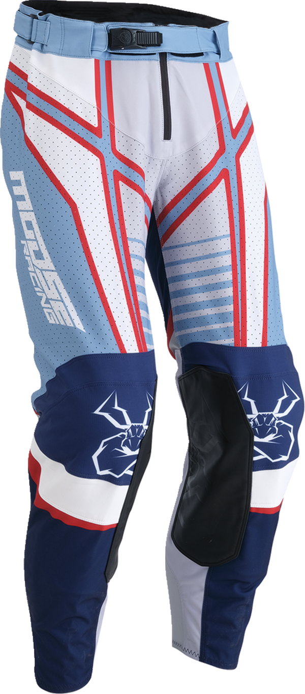 Мотокрос брич MOOSE RACING AGROID GRAY/BLUE/RED