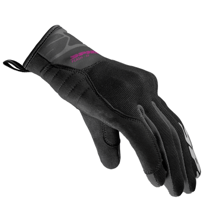 Дамски текстилни мото ръкавици SPIDI FLASH-KP BLACK/FUCHSIA