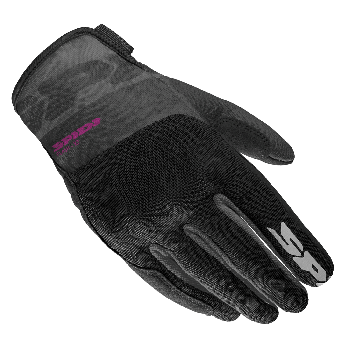 Дамски текстилни мото ръкавици SPIDI FLASH-KP BLACK/FUCHSIA