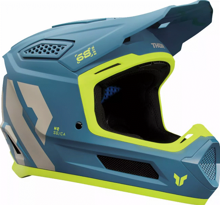 Мотокрос каска THOR FLEET FORGE BLUE