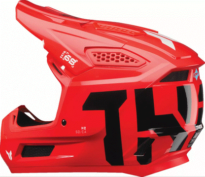 Мотокрос каска THOR FLEET FORGE RED