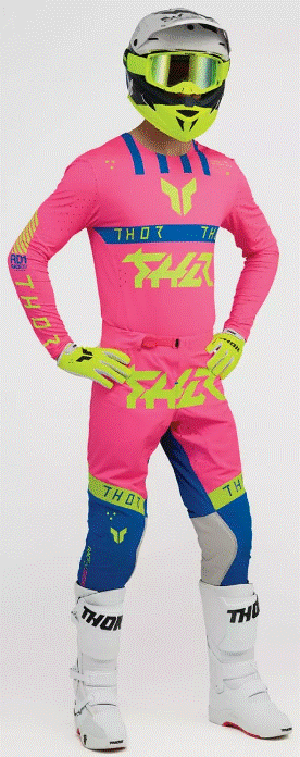 Мотокрос брич THOR SPORTMODE FLITE LIMITED PINK/BLUE