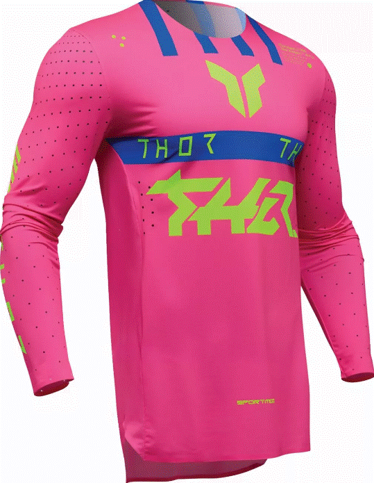 Мотокрос джърси THOR SPORTMODE FLITE LIMITED PINK/BLUE