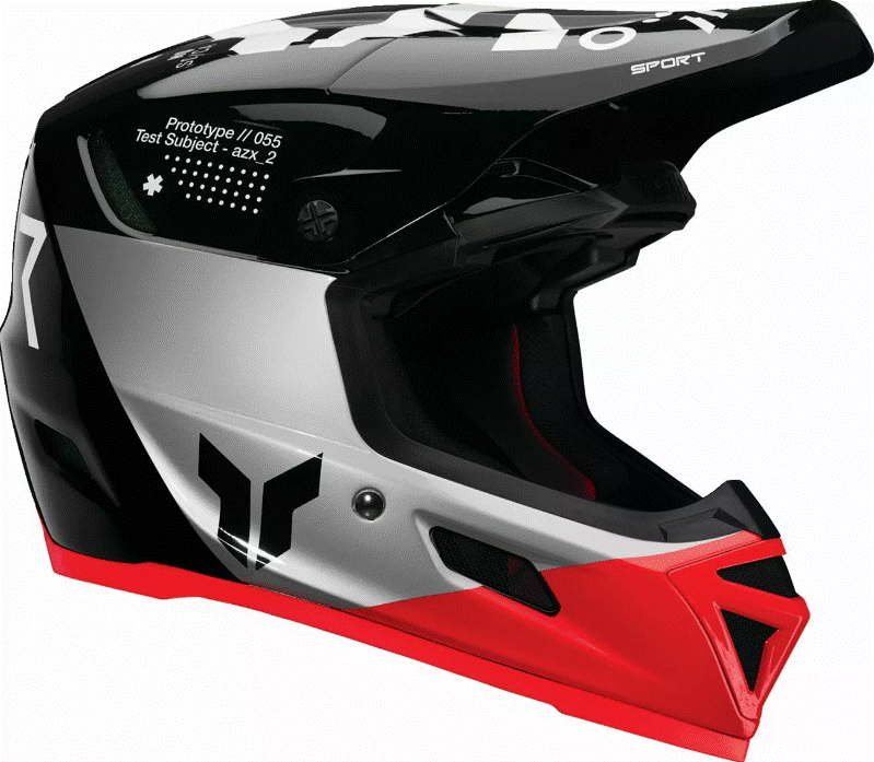 Мотокрос каска THOR REFLEX SPORT STRIKE BLACK/RED MIPS