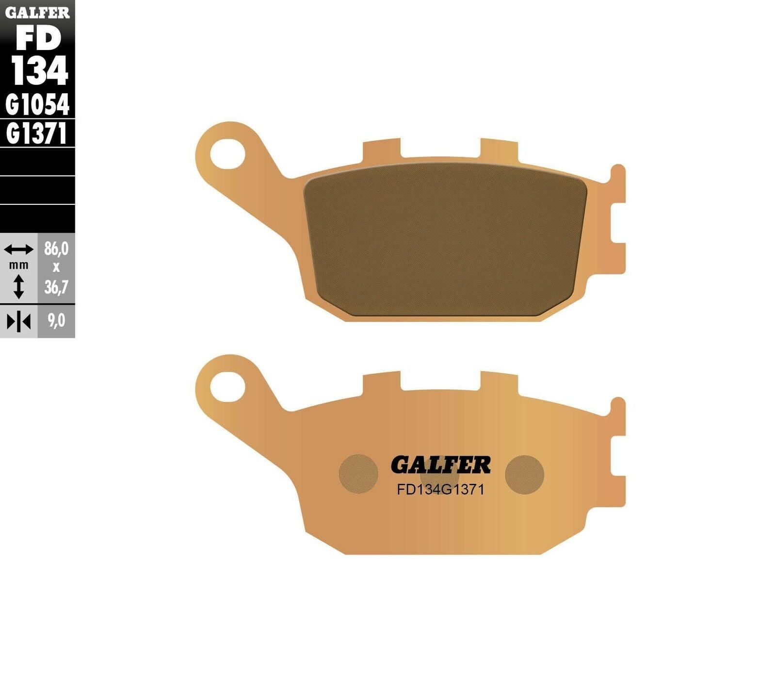 Задни мото накладки Galfer SINTERED COMPOUND FD134G1371