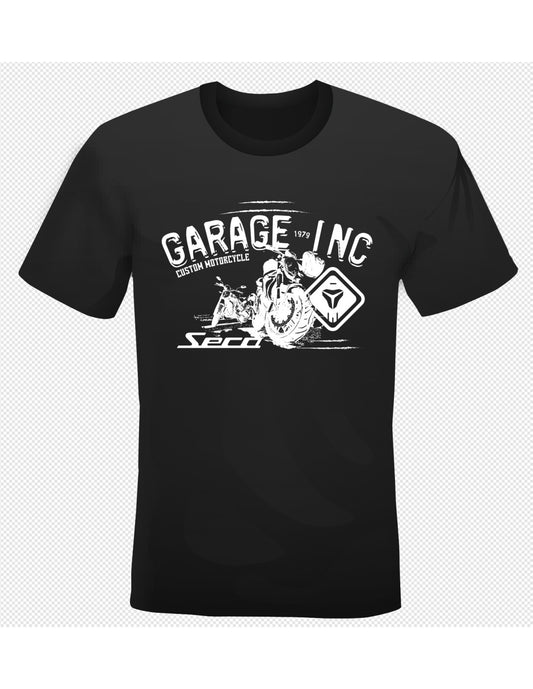 Мото тениска SECA GARAGE BLACK