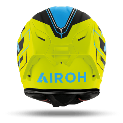 КАСКА AIROH GP550 S CHALLENGE BLUE/YELLOW MATT