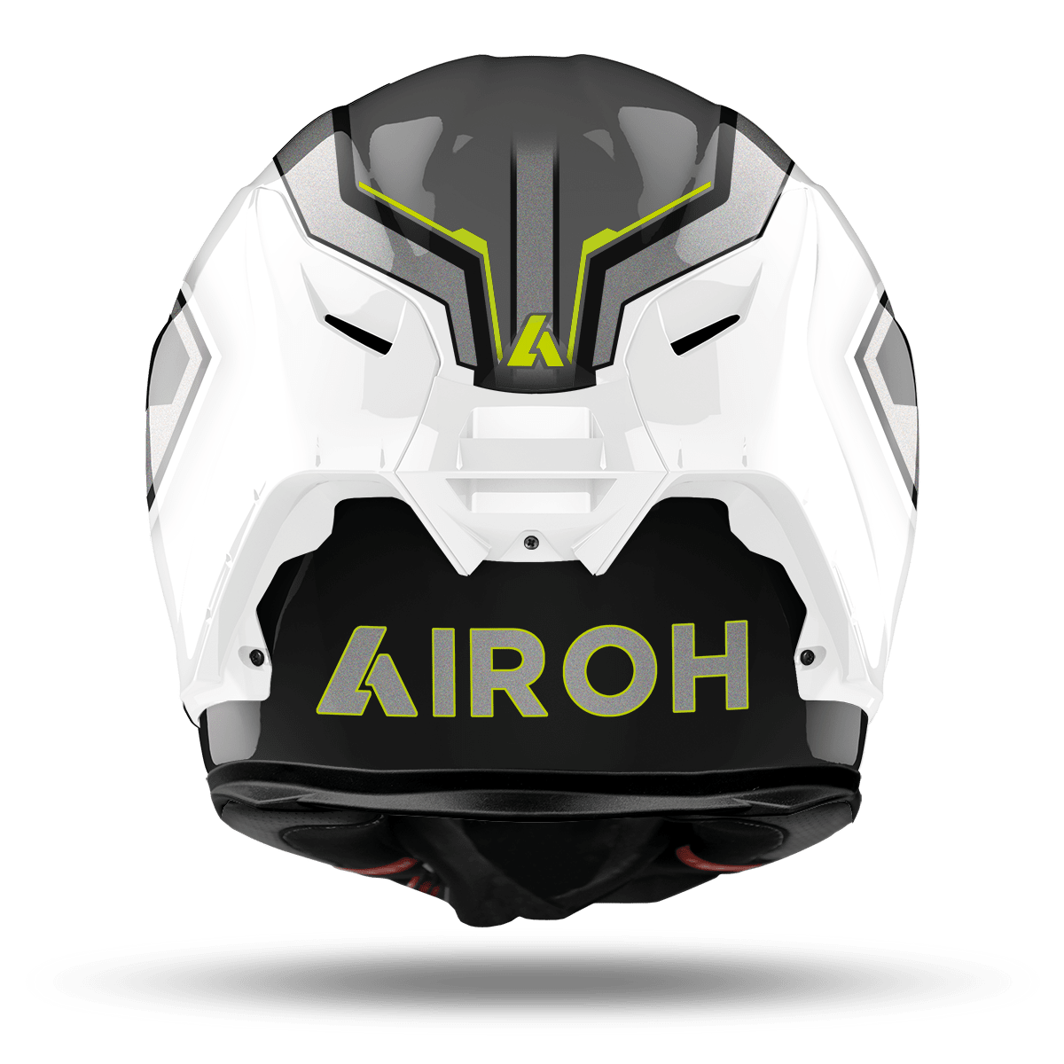 КАСКА AIROH GP550 S RUSH WHITE/YELLOW