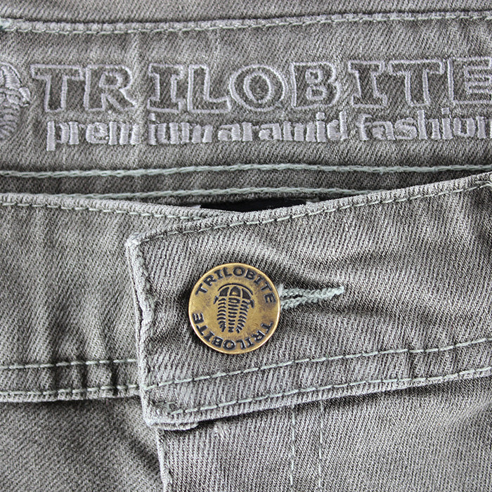 Дамски мото дънки TRILOBITE 661 PARADO REGULAR FIT GREY