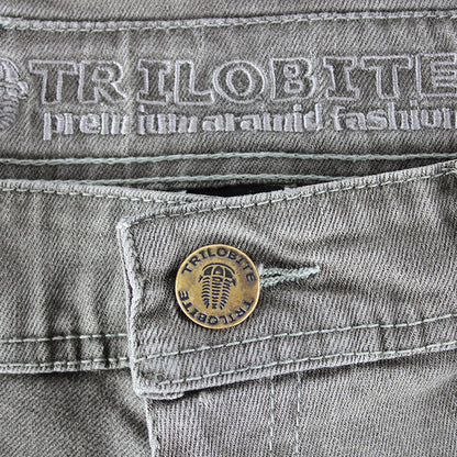 Дамски мото дънки TRILOBITE 661 PARADO REGULAR FIT GREY