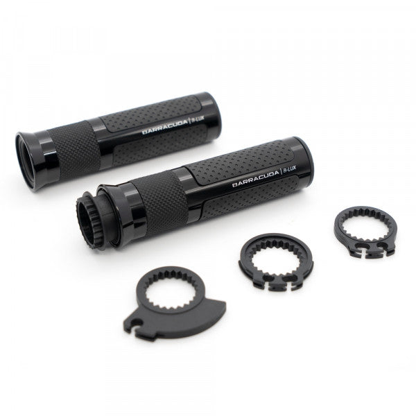 Мото ръкохватки BARRACUDA B-LUX RACING GRIPS BLACK