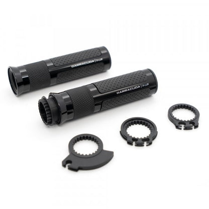 Мото ръкохватки BARRACUDA B-LUX RACING GRIPS BLUE