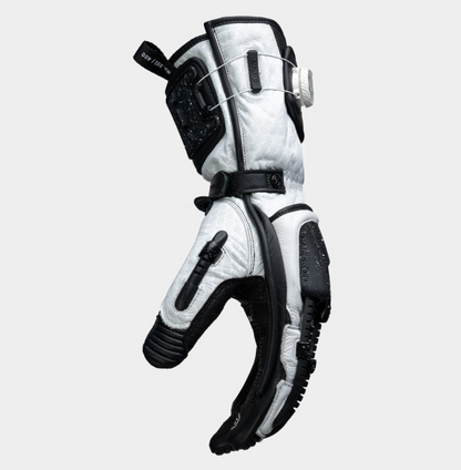 Кожени ръкавици KNOX Handroid Mk5 BLACK/WHITE LIMITED
