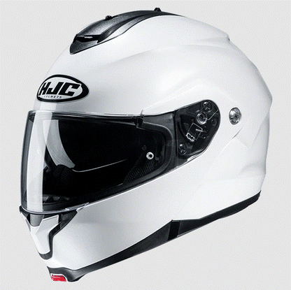 Отваряема каска HJC C91N PEARL WHITE