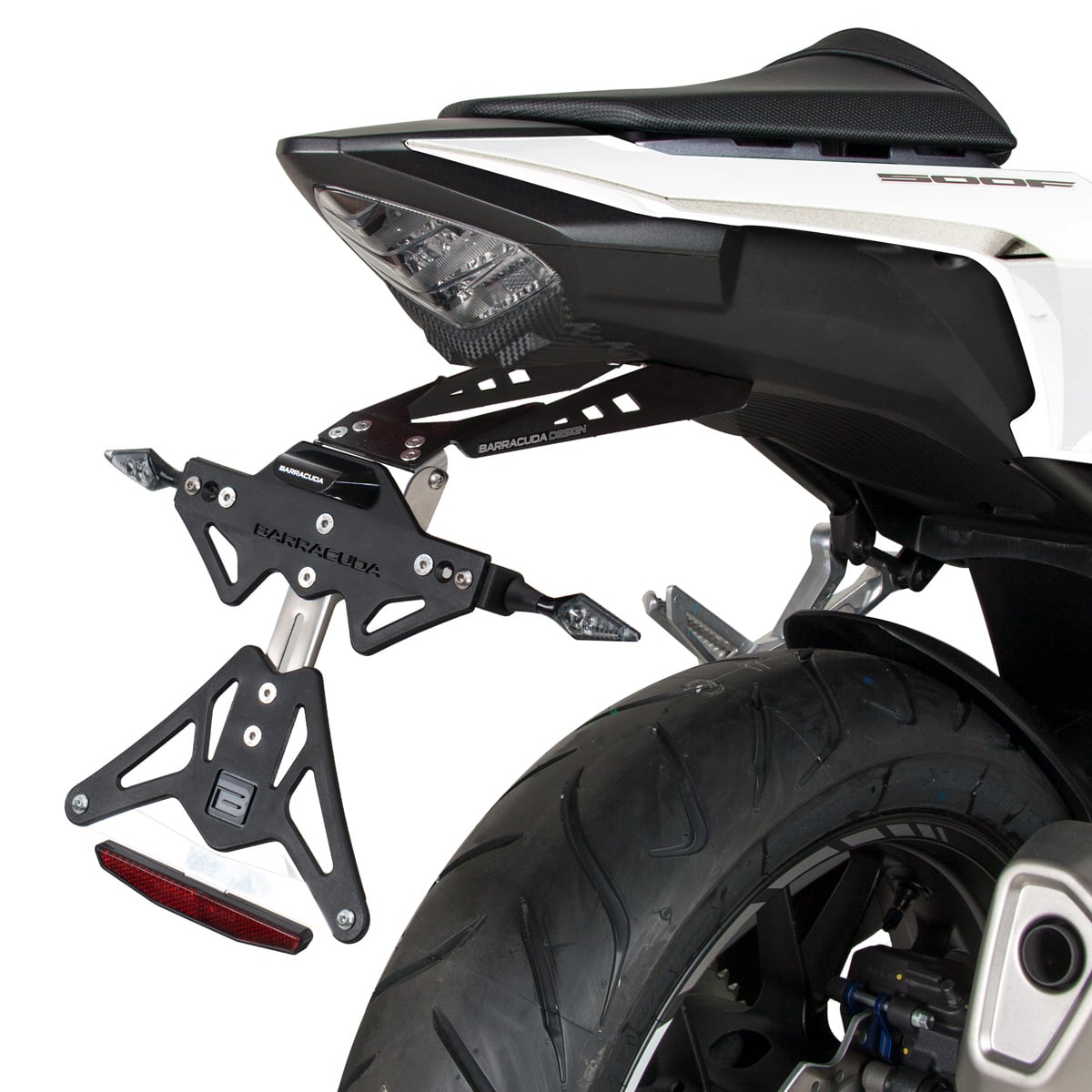 Стойка за номер BARRACUDA Honda CB 500F (16-17) Honda CB500F (18-22) Honda CBR 500R (16-21)