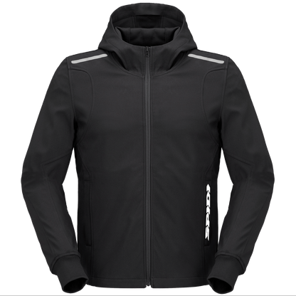 Мото суитшърт SPIDI HOODIE ARMOR LIGHT BLACK
