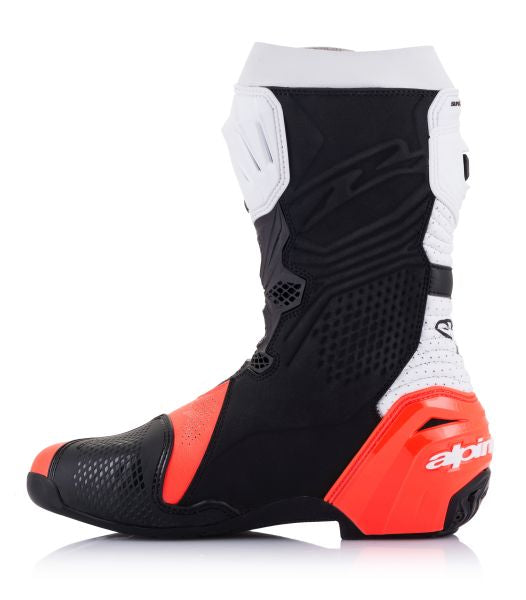 Ботуши ALPINESTARS SUPERTECH R VENTED BK/WHT/RED FLUO