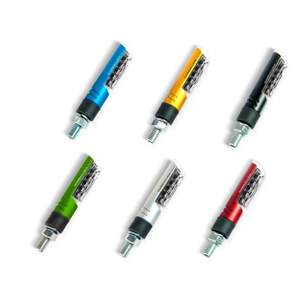 LED мото мигачи BARRACUDA IDEA B-LUX SILVER