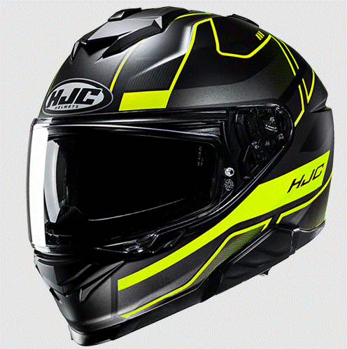 Каска HJC i71 IORIX NEON YELLOW