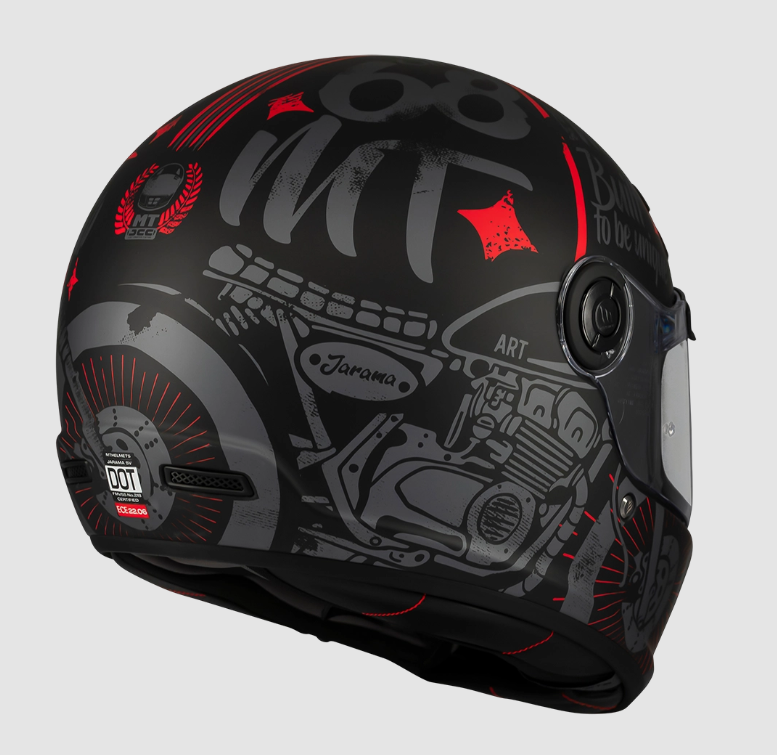Каска MT JARAMA SV ART E5 MATT