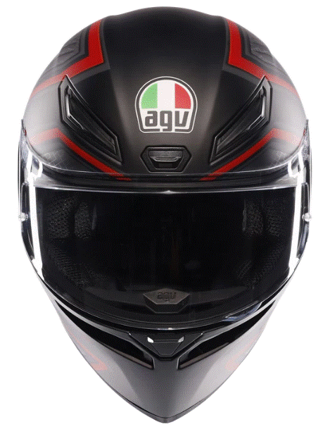 Каска AGV K1 S SLING MATT BLACK/RED