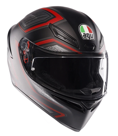 Каска AGV K1 S SLING MATT BLACK/RED