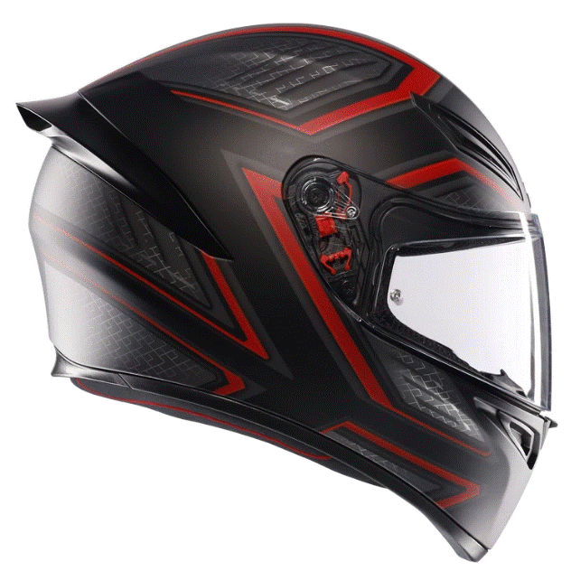 Каска AGV K1 S SLING MATT BLACK/RED