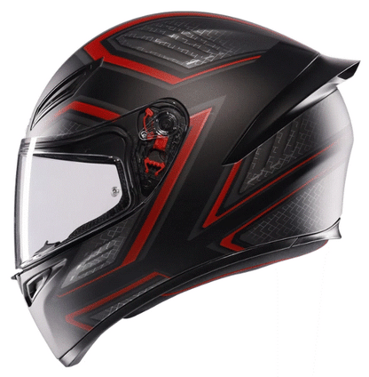 Каска AGV K1 S SLING MATT BLACK/RED