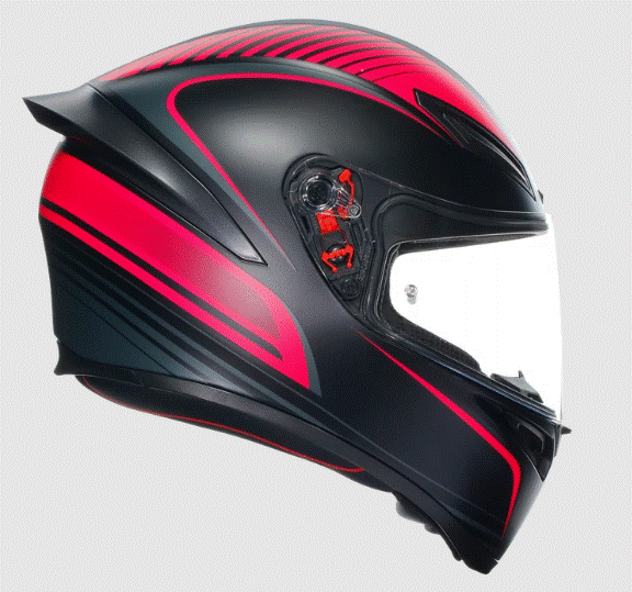 Каска за мотор AGV K1S ECE 22-06 WARMUP BLACK/PINK