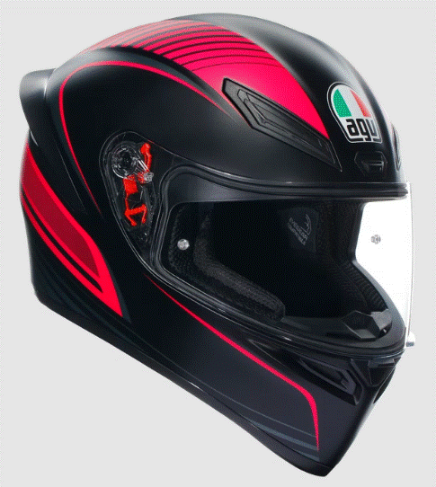Каска за мотор AGV K1S ECE 22-06 WARMUP BLACK/PINK