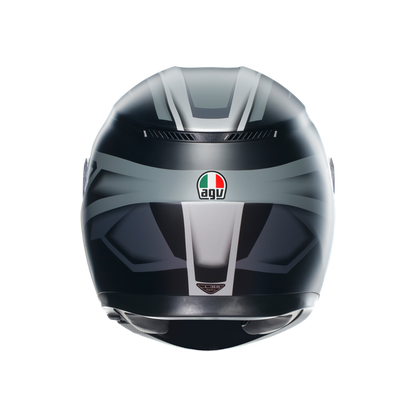 КАСКА AGV K3 COMPOUND MATT BLACK/GREY