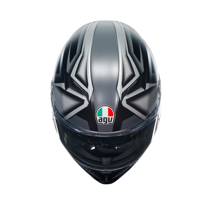 КАСКА AGV K3 COMPOUND MATT BLACK/GREY