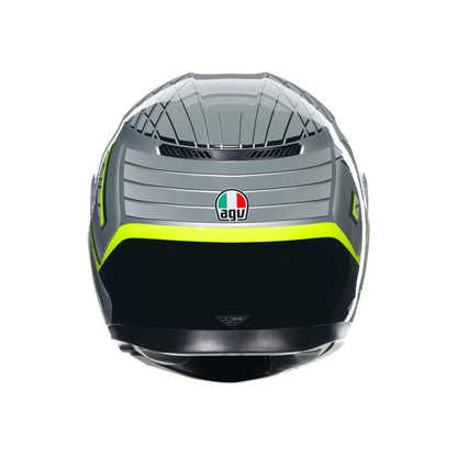 КАСКА AGV K3 - FORTIFY GREY/BLACK/YELLOW FLUO