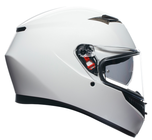 КАСКА AGV K3 E2206 - MONO SETA WHITE