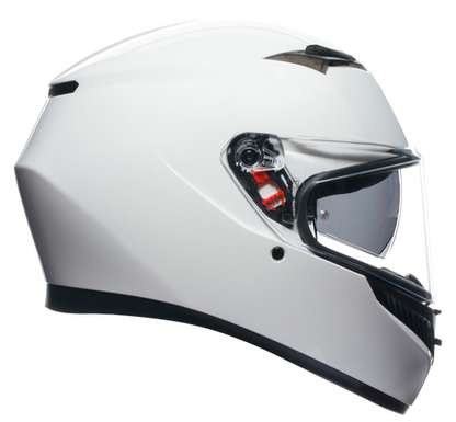 КАСКА AGV K3 E2206 - MONO SETA WHITE