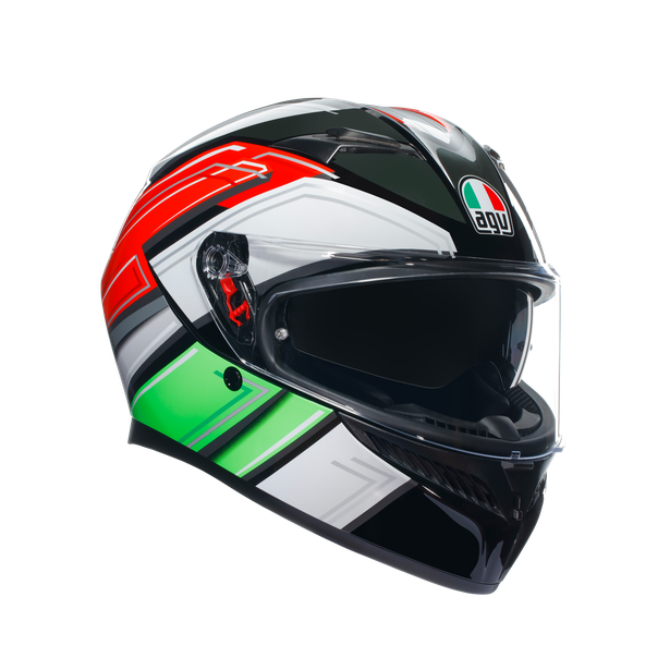 КАСКА AGV K3 - WING BLACK/ITALY
