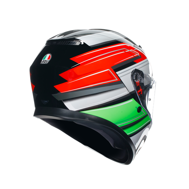 КАСКА AGV K3 - WING BLACK/ITALY