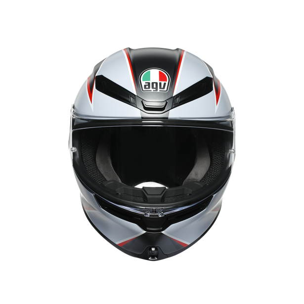 КАСКА AGV K-6 S FLASH MATT BLACK/GREY/RED