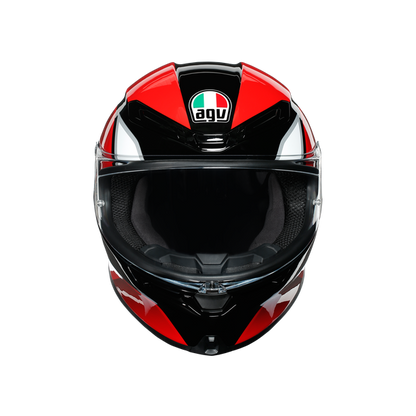КАСКА K-6 S HYPHEN BLACK/RED/WHITE