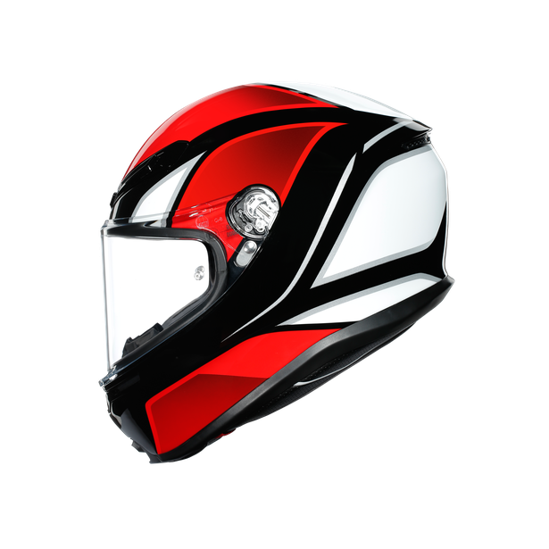 КАСКА K-6 S HYPHEN BLACK/RED/WHITE