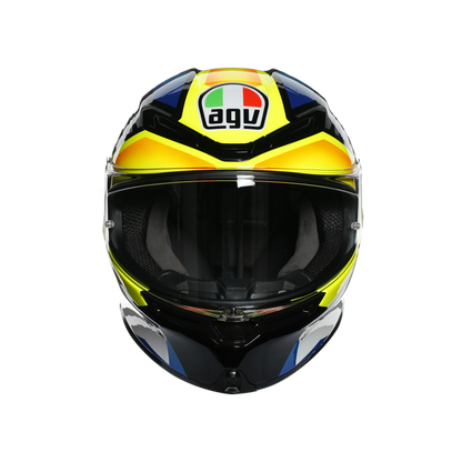 КАСКА AGV K-6 S JOAN BLACK/BLUE/YELLOW