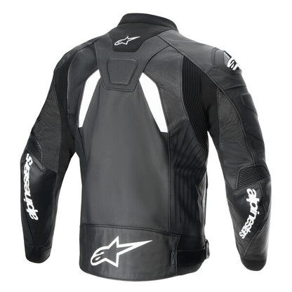Кожено яке ALPINESTARS GP PLUS R V4 Airflow BLACK/WHITE