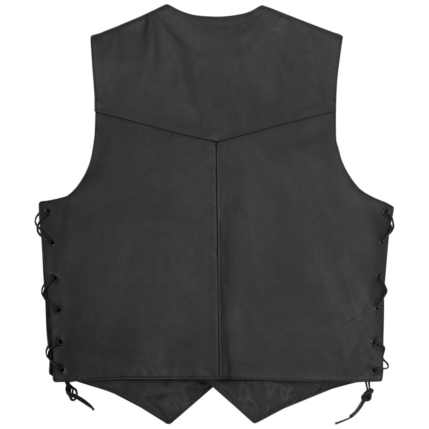 Кожен мото елек A-PRO WILD BLACK