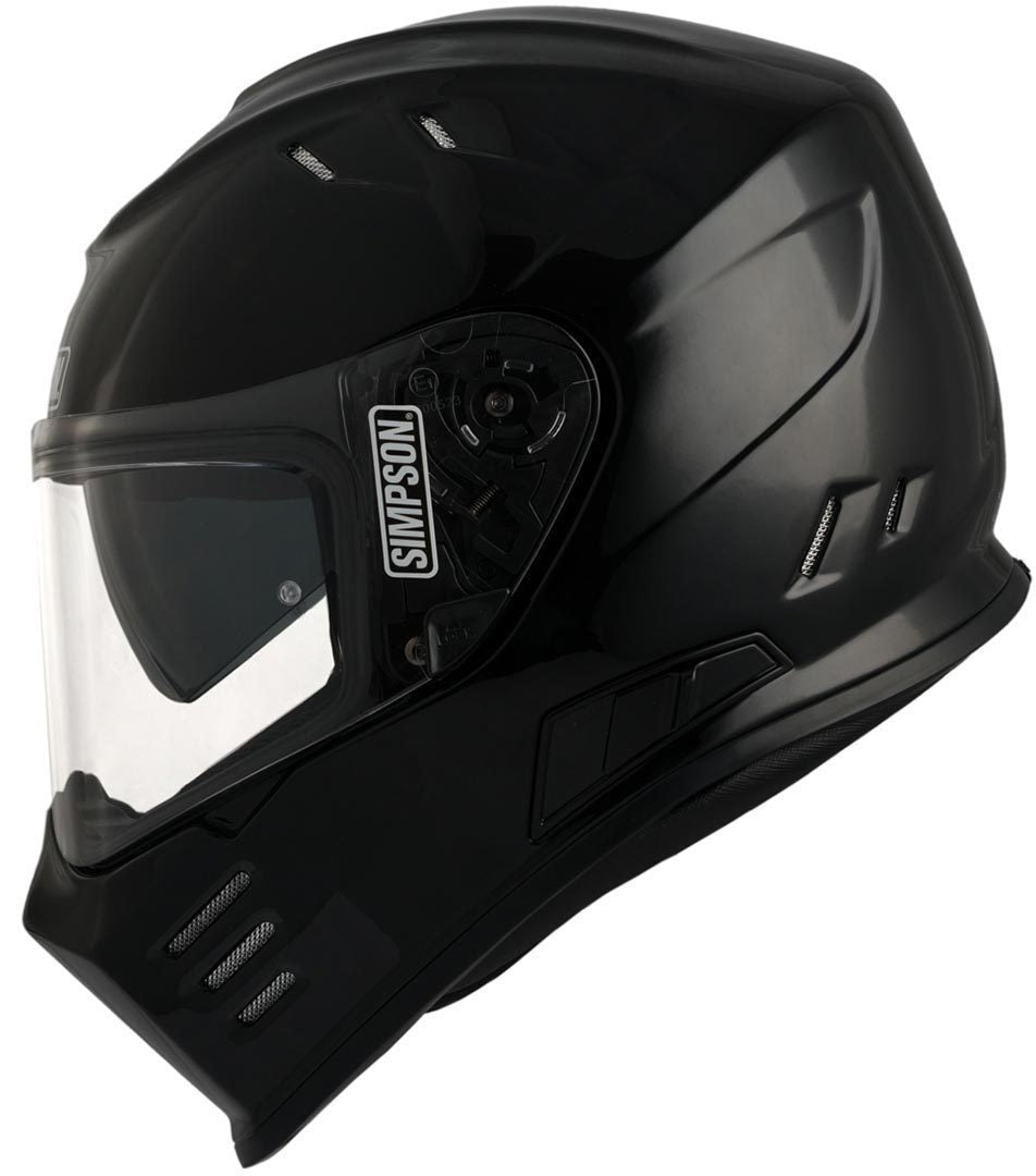 Каска SIMPSON VENOM SOLID GLOSS BLACK