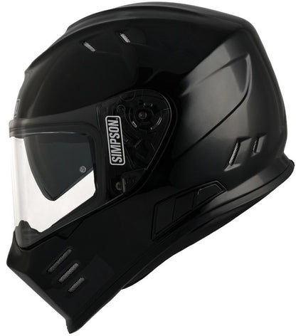 Каска SIMPSON VENOM SOLID GLOSS BLACK