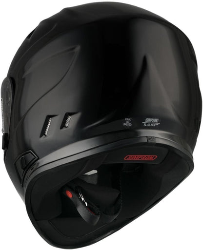 Каска SIMPSON VENOM SOLID GLOSS BLACK