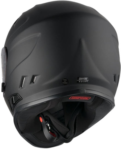 Каска SIMPSON VENOM SOLID МАТТ BLACK