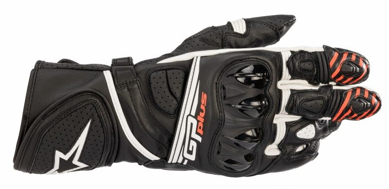 КОЖЕНИ РЪКАВИЦИ ALPINESTARS GP PLUS R V2 BLACK/WHITE