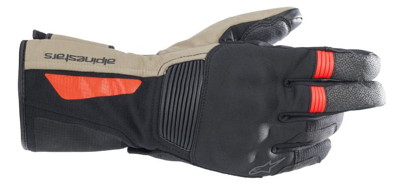 РЪКАВИЦИ ALPINESTARS DENALI AEROGEL DRYSTAR BLACK/KHAKI/FLUO RED